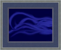 Blue Moon Sea, digital fine art by D.L.Keur