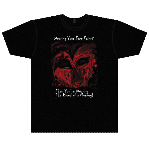 Blood of the Monkey T-Shirt by professional graphic artist DLKeur