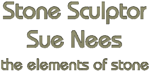 Stone Sculptor Sue Nees - elements of stone title gif