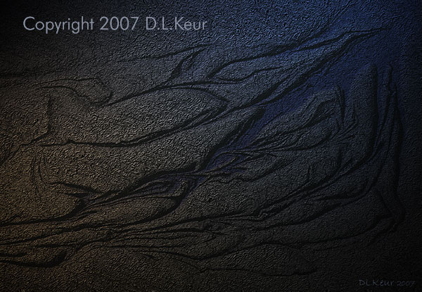 Sand at Midnight, detail, Copyright 2007 D.L.Keur, all rights reserved.