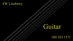 FW guitar business card
