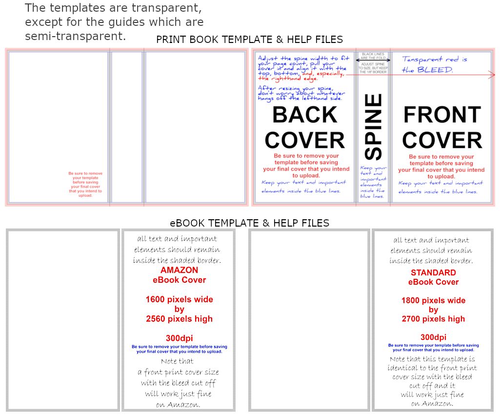 book cover templates