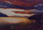 East Samowen Sunset, copyright 1996 Brenda Bauer-Silverman. All Rights Reserved.