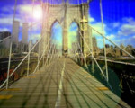 "Brooklyn Glass (Tiny Lens Form), Lens Flare" by Jonathan White, copyright Jonathan White October 1, 1999, all rights reserved