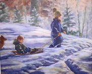 "Children Going Home" by Marianne M�lg�rd, copyright 1998, all rights reserved